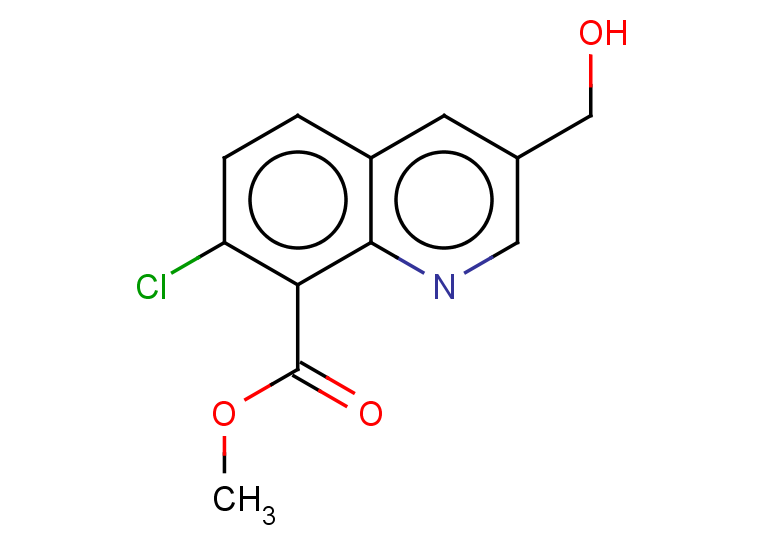 methyl 7-chloro-3-(hydroxymethyl)quinoline-8-carboxylate