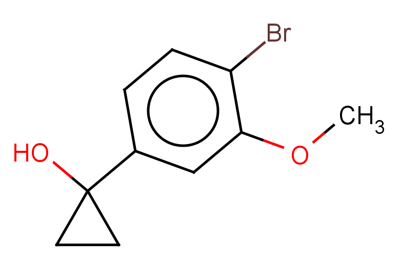 1-(4-bromo-3-methoxyphenyl)cyclopropan-1-ol
