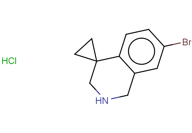 7'-bromo-2',3'-dihydro-1'H-spiro[cyclopropane-1,4'-isoquinoline] hydrochloride