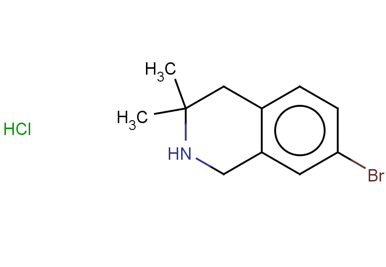 7-bromo-3,3-dimethyl-1,2,3,4-tetrahydroisoquinoline hydrochloride