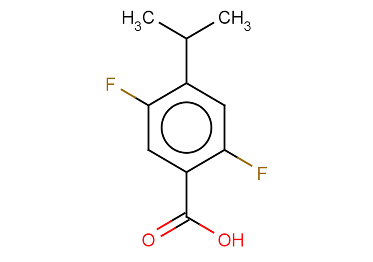 2,5-difluoro-4-(propan-2-yl)benzoic acid