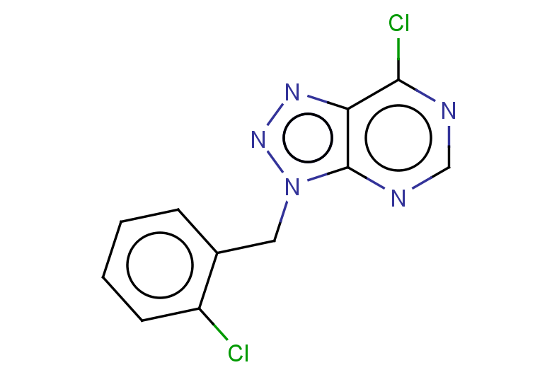 7-chloro-3-[(2-chlorophenyl)methyl]-3H-[1,2,3]triazolo[4,5-d]pyrimidine