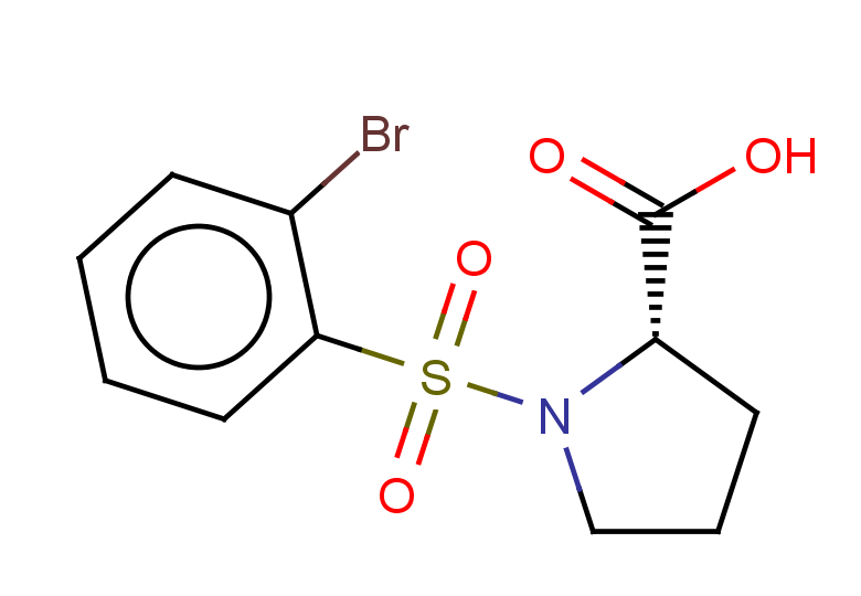 (2S)-1-(2-bromobenzenesulfonyl)pyrrolidine-2-carboxylic acid
