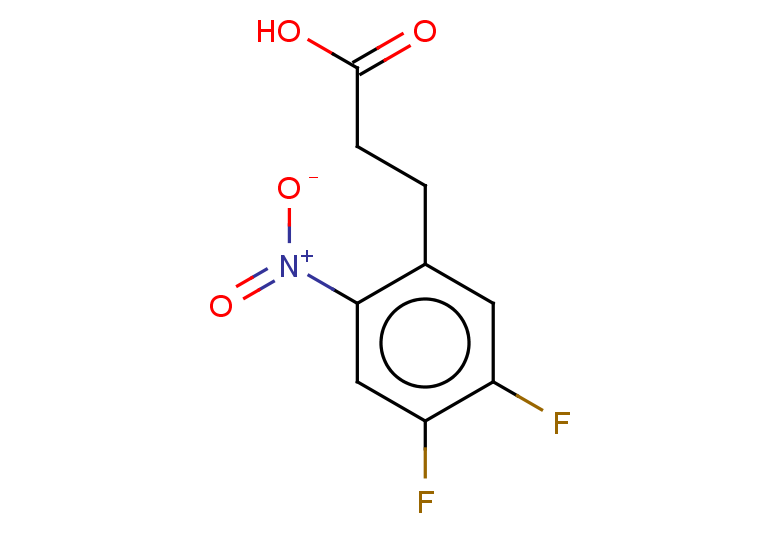 3-(4,5-difluoro-2-nitrophenyl)propanoic acid
