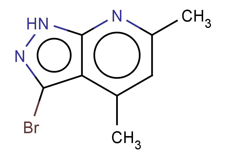 3-bromo-4,6-dimethyl-1H-pyrazolo[3,4-b]pyridine