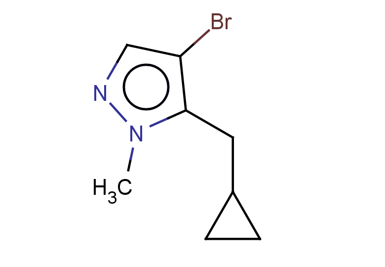 4-bromo-5-(cyclopropylmethyl)-1-methyl-1H-pyrazole