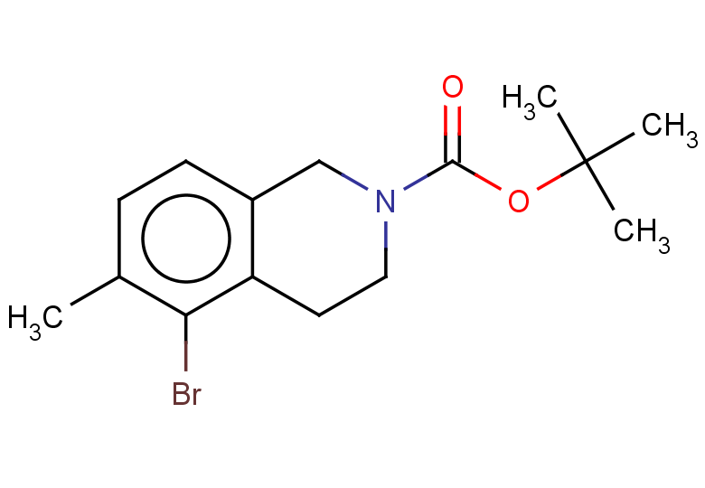 tert-butyl 5-bromo-6-methyl-1,2,3,4-tetrahydroisoquinoline-2-carboxylate