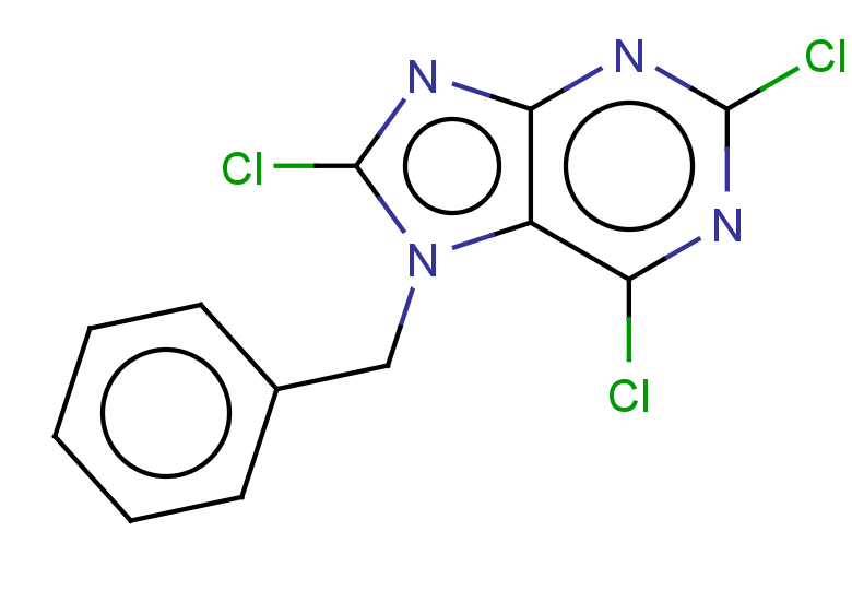 7-benzyl-2,6,8-trichloro-7H-purine