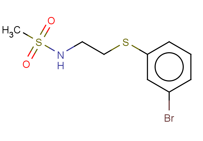 N-{2-[(3-bromophenyl)sulfanyl]ethyl}methanesulfonamide