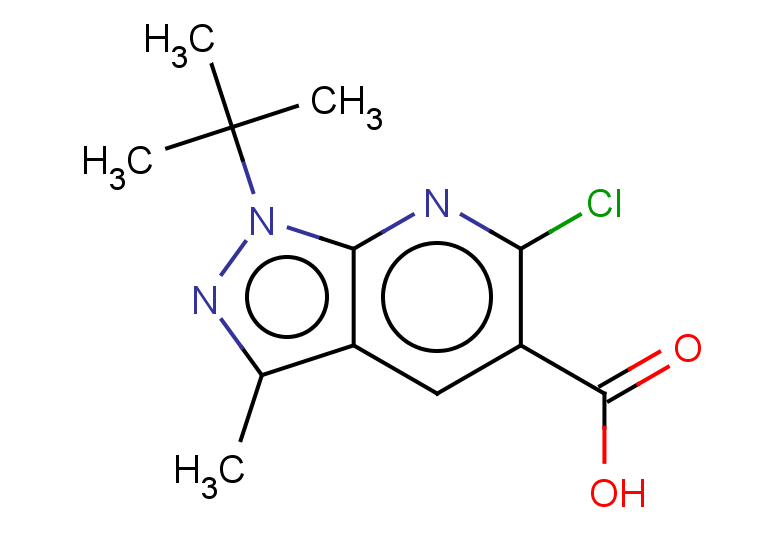 1-tert-butyl-6-chloro-3-methyl-1H-pyrazolo[3,4-b]pyridine-5-carboxylic acid