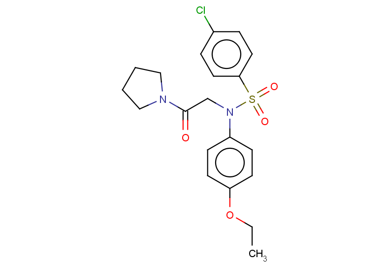 4-chloro-N-(4-ethoxyphenyl)-N-[2-oxo-2-(pyrrolidin-1-yl)ethyl]benzene-1-sulfonamide