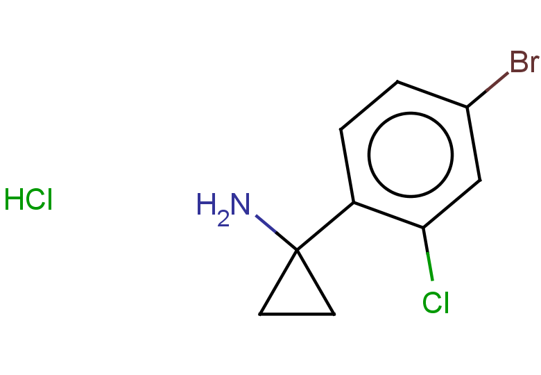 1-(4-bromo-2-chlorophenyl)cyclopropan-1-amine hydrochloride