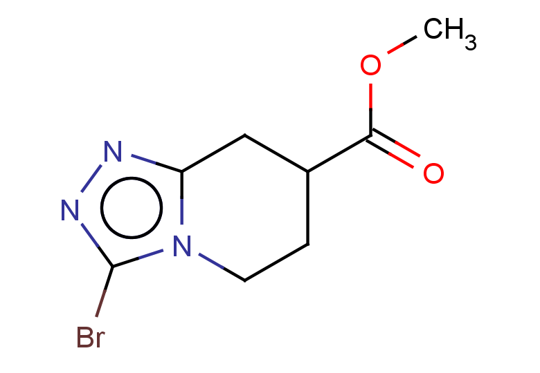 methyl 3-bromo-5H,6H,7H,8H-[1,2,4]triazolo[4,3-a]pyridine-7-carboxylate