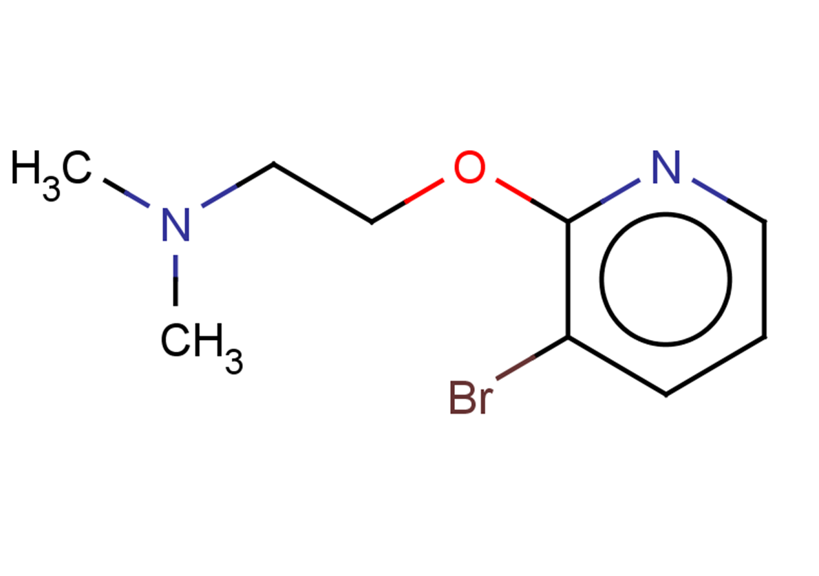 (2-[(3-bromopyridin-2-yl)oxy]ethyl)dimethylamine