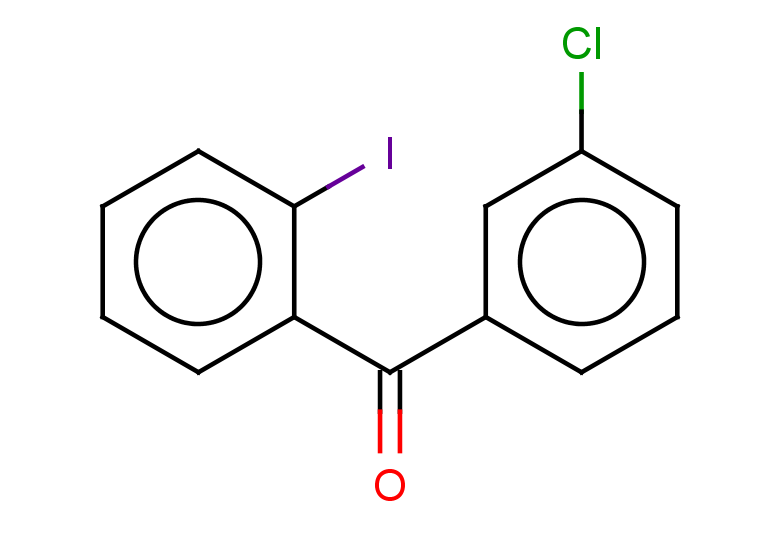 (3-chlorophenyl)(2-iodophenyl)methanone
