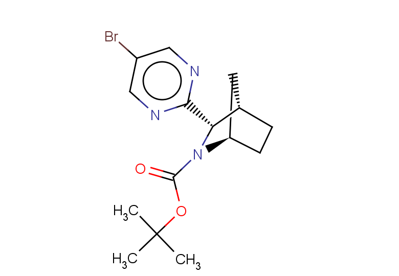 rac-tert-butyl (1R,3S,4S)-3-(5-bromopyrimidin-2-yl)-2-azabicyclo[2.2.1]heptane-2-carboxylate