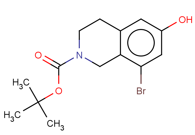 tert-butyl 8-bromo-6-hydroxy-1,2,3,4-tetrahydroisoquinoline-2-carboxylate