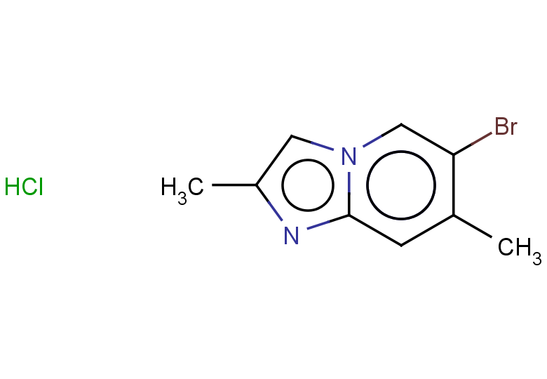 6-bromo-2,7-dimethylimidazo[1,2-a]pyridine hydrochloride