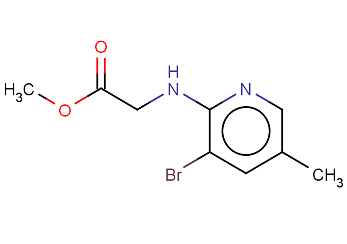 methyl 2-[(3-bromo-5-methylpyridin-2-yl)amino]acetate