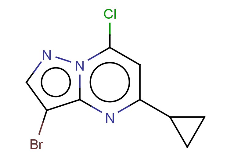 3-bromo-7-chloro-5-cyclopropylpyrazolo[1,5-a]pyrimidine