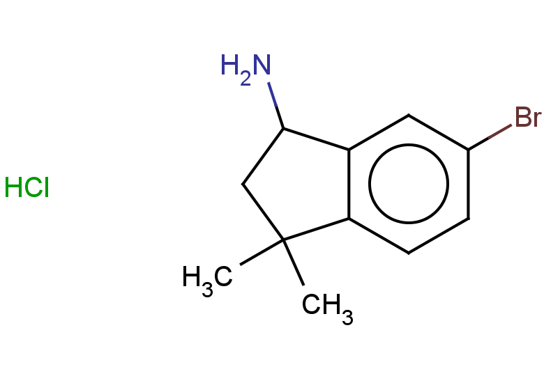 6-bromo-3,3-dimethyl-2,3-dihydro-1H-inden-1-amine hydrochloride