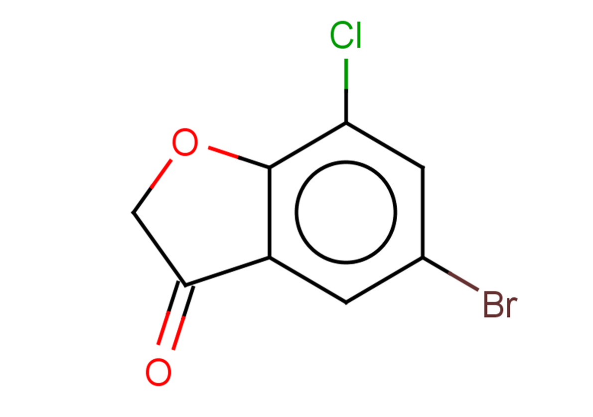 5-bromo-7-chloro-2,3-dihydro-1-benzofuran-3-one