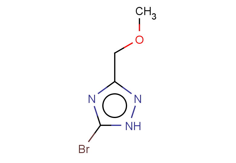 5-bromo-3-(methoxymethyl)-1H-1,2,4-triazole