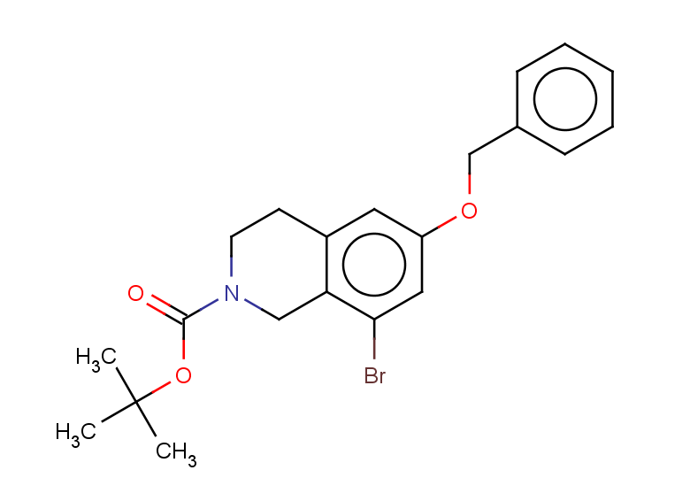 tert-butyl 6-(benzyloxy)-8-bromo-1,2,3,4-tetrahydroisoquinoline-2-carboxylate
