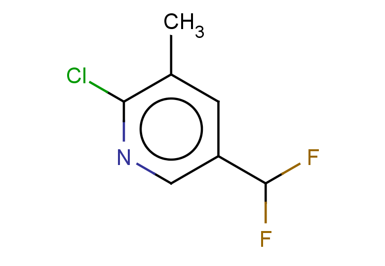 2-chloro-5-(difluoromethyl)-3-methylpyridine