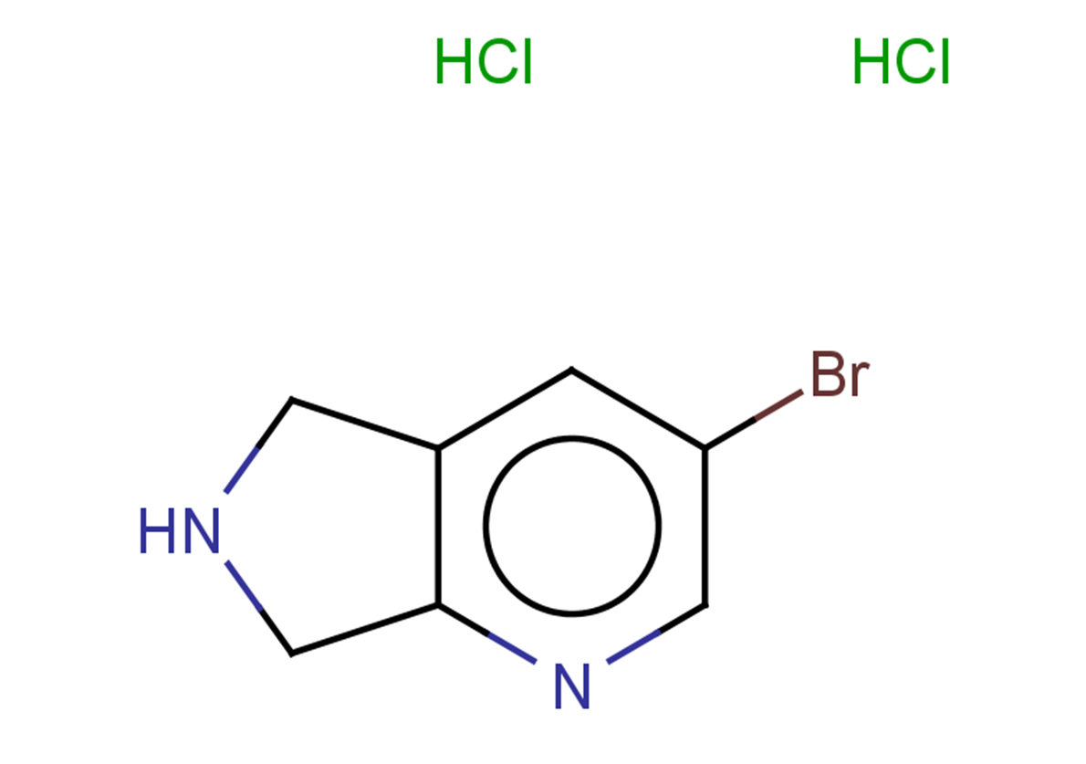 3-bromo-5H,6H,7H-pyrrolo[3,4-b]pyridine dihydrochloride