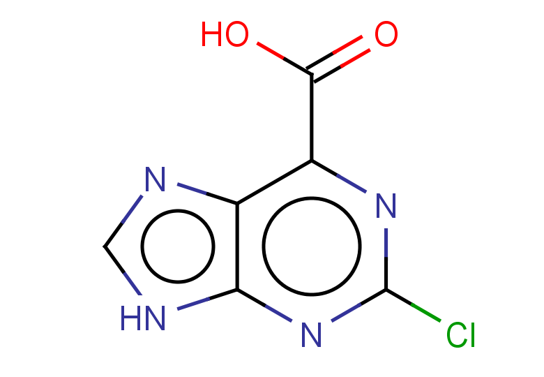 2-chloro-7H-purine-6-carboxylic acid