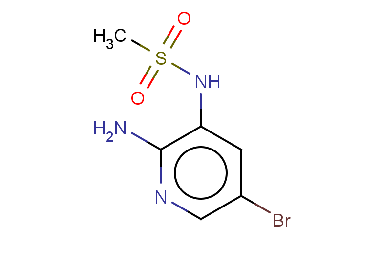 N-(2-amino-5-bromopyridin-3-yl)methanesulfonamide