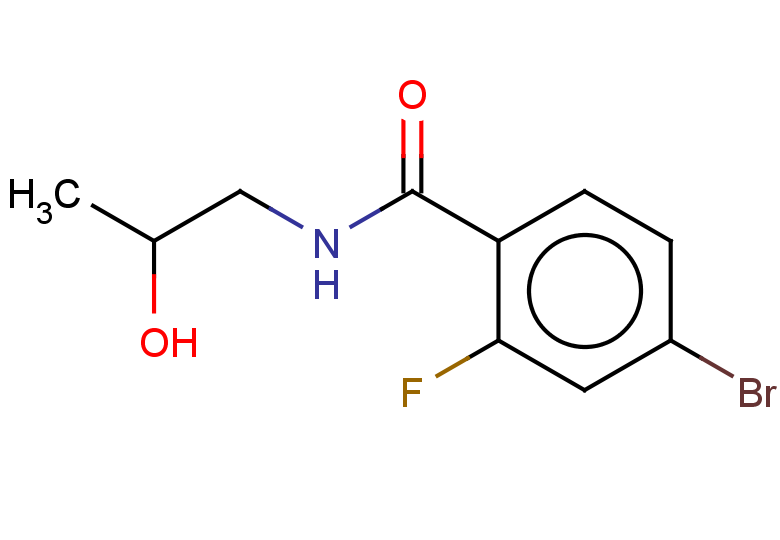 4-bromo-2-fluoro-N-(2-hydroxypropyl)benzamide