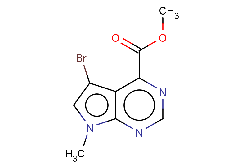 methyl 5-bromo-7-methyl-7H-pyrrolo[2,3-d]pyrimidine-4-carboxylate