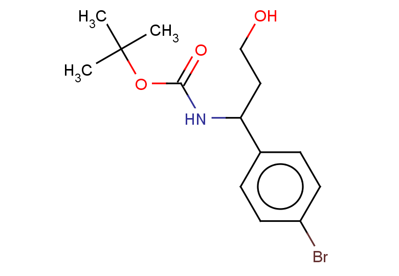 tert-butyl N-[1-(4-bromophenyl)-3-hydroxypropyl]carbamate