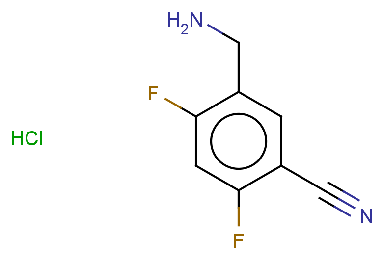 5-(aminomethyl)-2,4-difluorobenzonitrile hydrochloride