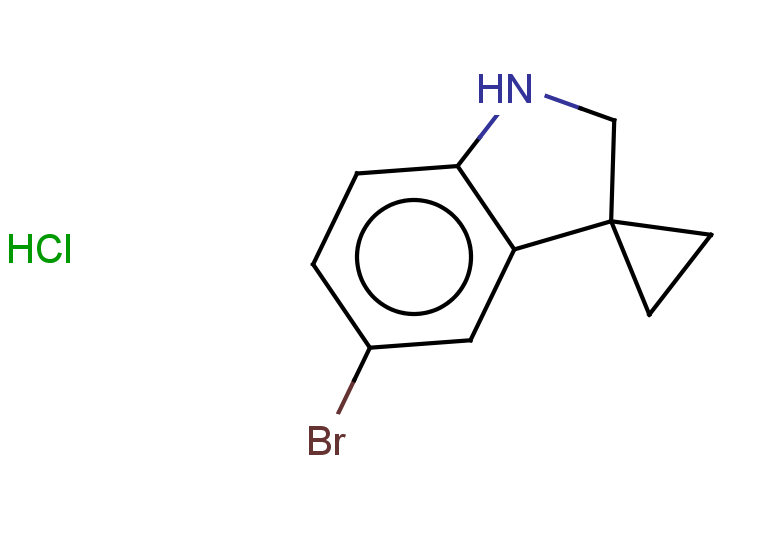 5'-bromo-1',2'-dihydrospiro[cyclopropane-1,3'-indole] hydrochloride