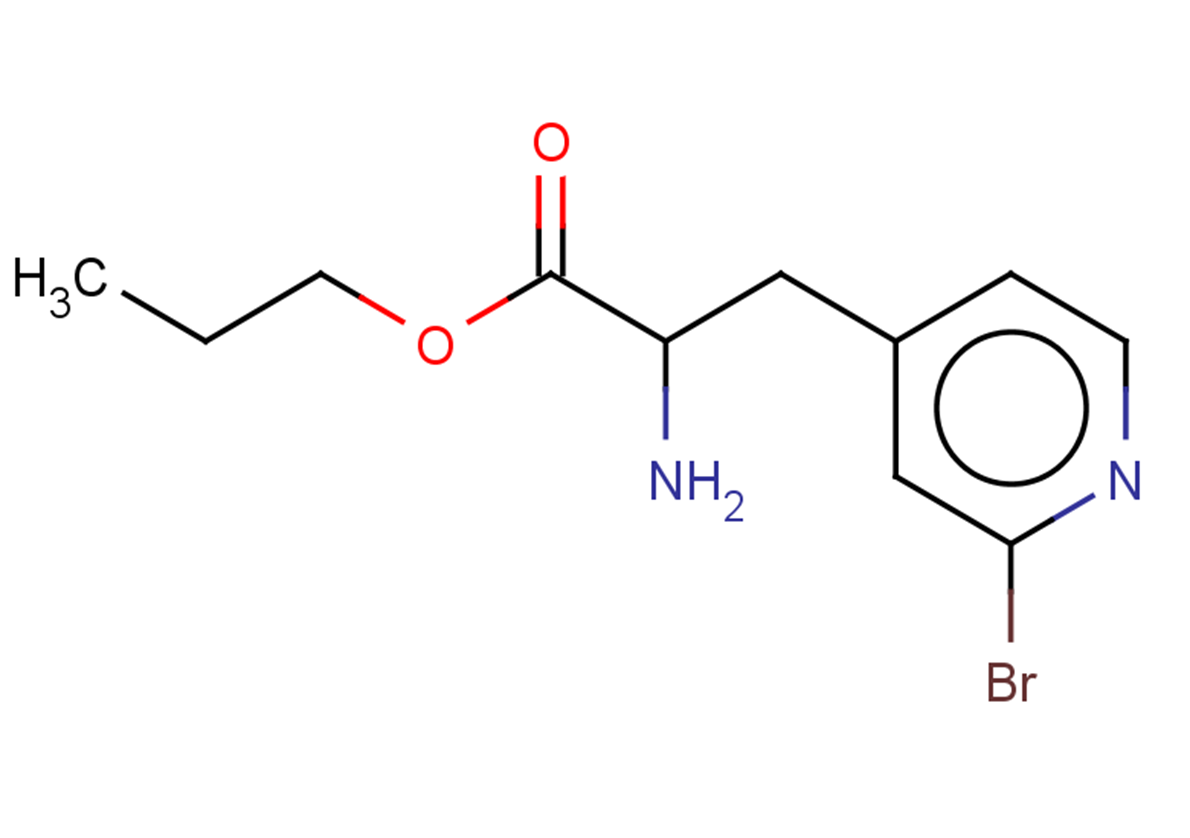 propyl 2-amino-3-(2-bromopyridin-4-yl)propanoate