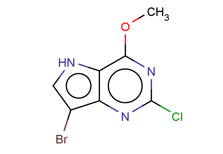 7-bromo-2-chloro-4-methoxy-5H-pyrrolo[3,2-d]pyrimidine