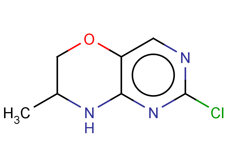 2-chloro-7-methyl-6H,7H,8H-pyrimido[5,4-b][1,4]oxazine