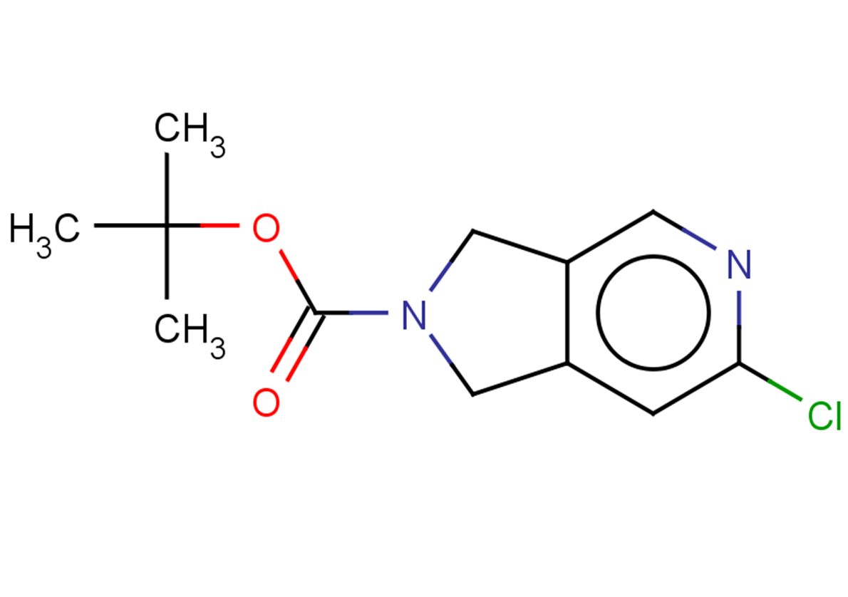 tert-butyl 6-chloro-1H,2H,3H-pyrrolo[3,4-c]pyridine-2-carboxylate