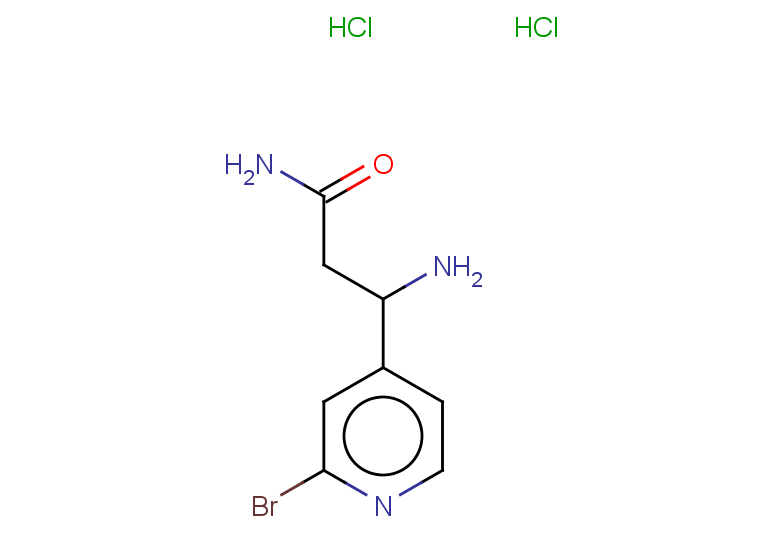 3-amino-3-(2-bromopyridin-4-yl)propanamide dihydrochloride