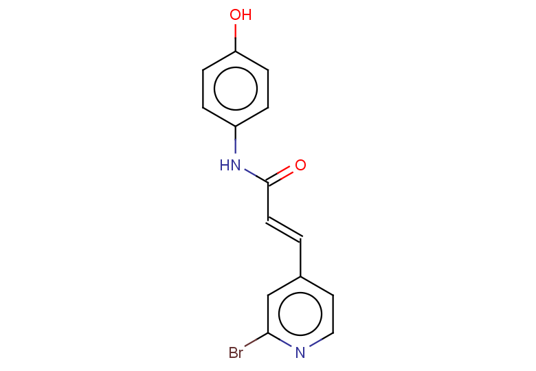 (2E)-3-(2-bromopyridin-4-yl)-N-(4-hydroxyphenyl)prop-2-enamide