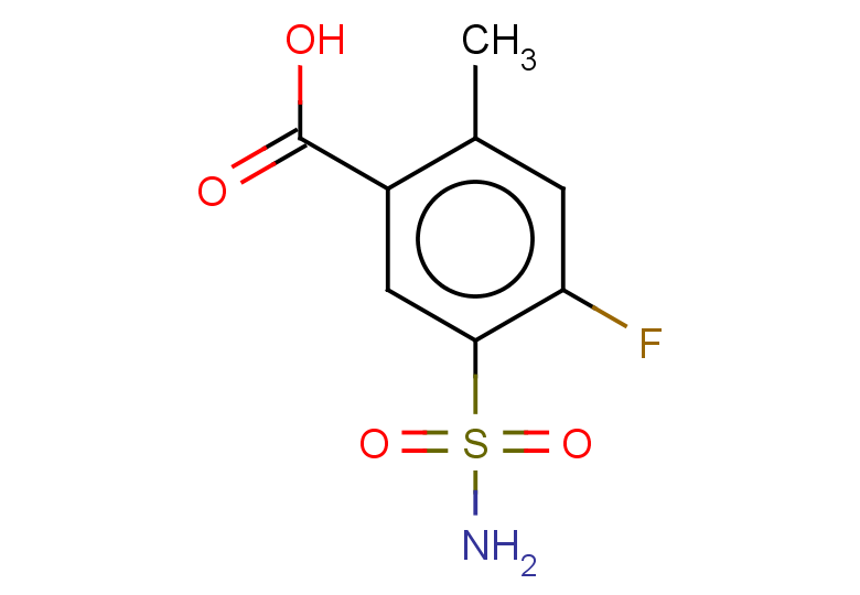 4-fluoro-2-methyl-5-sulfamoylbenzoic acid