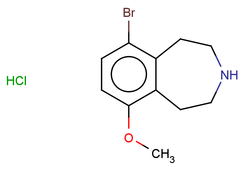 6-bromo-9-methoxy-2,3,4,5-tetrahydro-1H-3-benzazepine hydrochloride