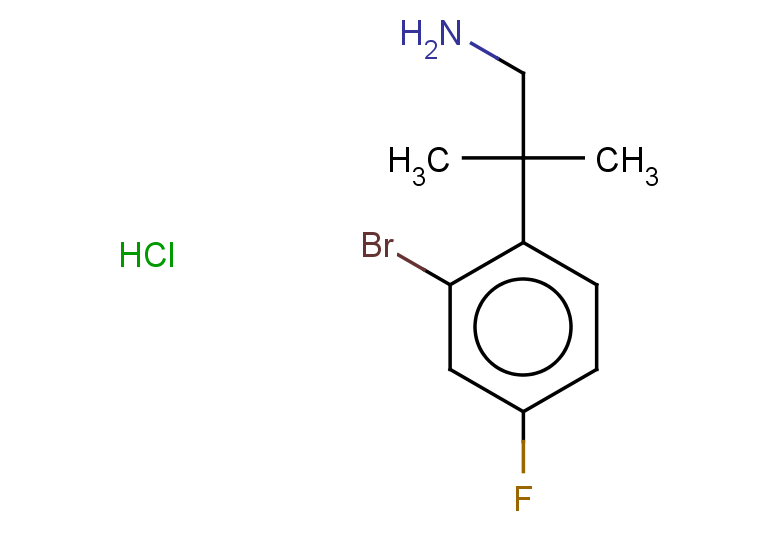 2-(2-bromo-4-fluorophenyl)-2-methylpropan-1-amine hydrochloride