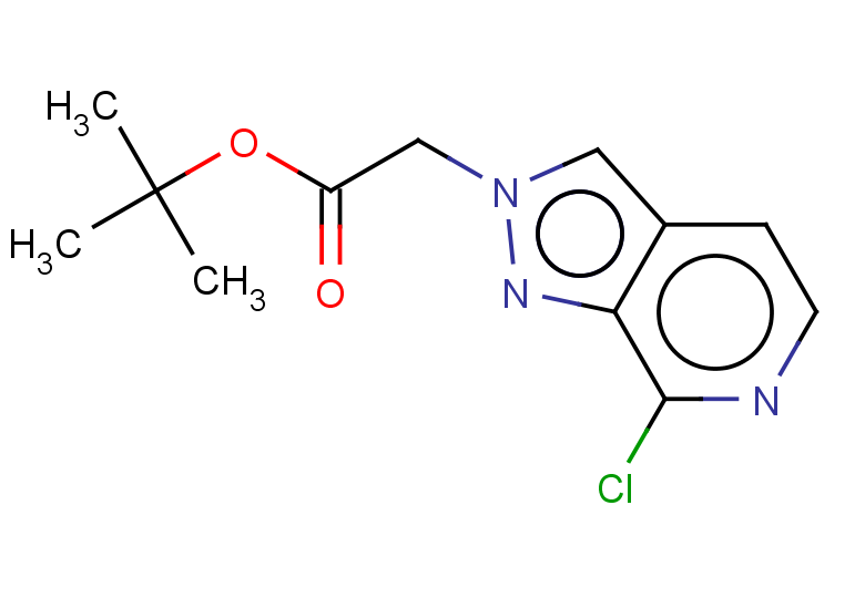 tert-butyl 2-{7-chloro-2H-pyrazolo[3,4-c]pyridin-2-yl}acetate