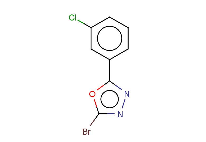 2-bromo-5-(3-chlorophenyl)-1,3,4-oxadiazole