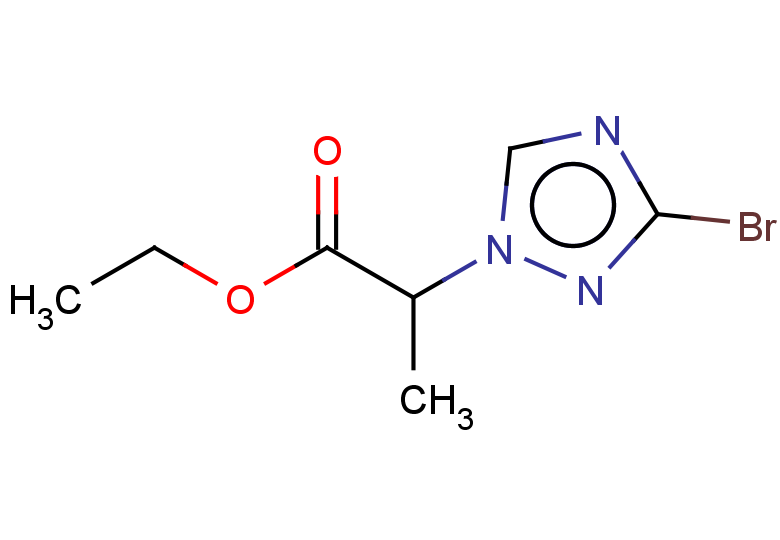 ethyl 2-(3-bromo-1H-1,2,4-triazol-1-yl)propanoate