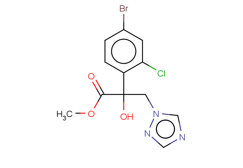 methyl 2-(4-bromo-2-chlorophenyl)-2-hydroxy-3-(1H-1,2,4-triazol-1-yl)propanoate